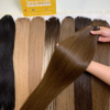 20 Inch Straight #6 Chestnut Brown Color Feather Weft Hair Extensions 9 20 Inch Straight #6 Chestnut Brown Feather Weft Hair Extensions