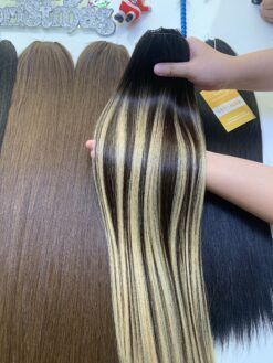 20 Inch Straight Scandinavian Feather Weft Hair Extensions