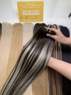 Straight Scandinavian Feather Weft Hair Extensions