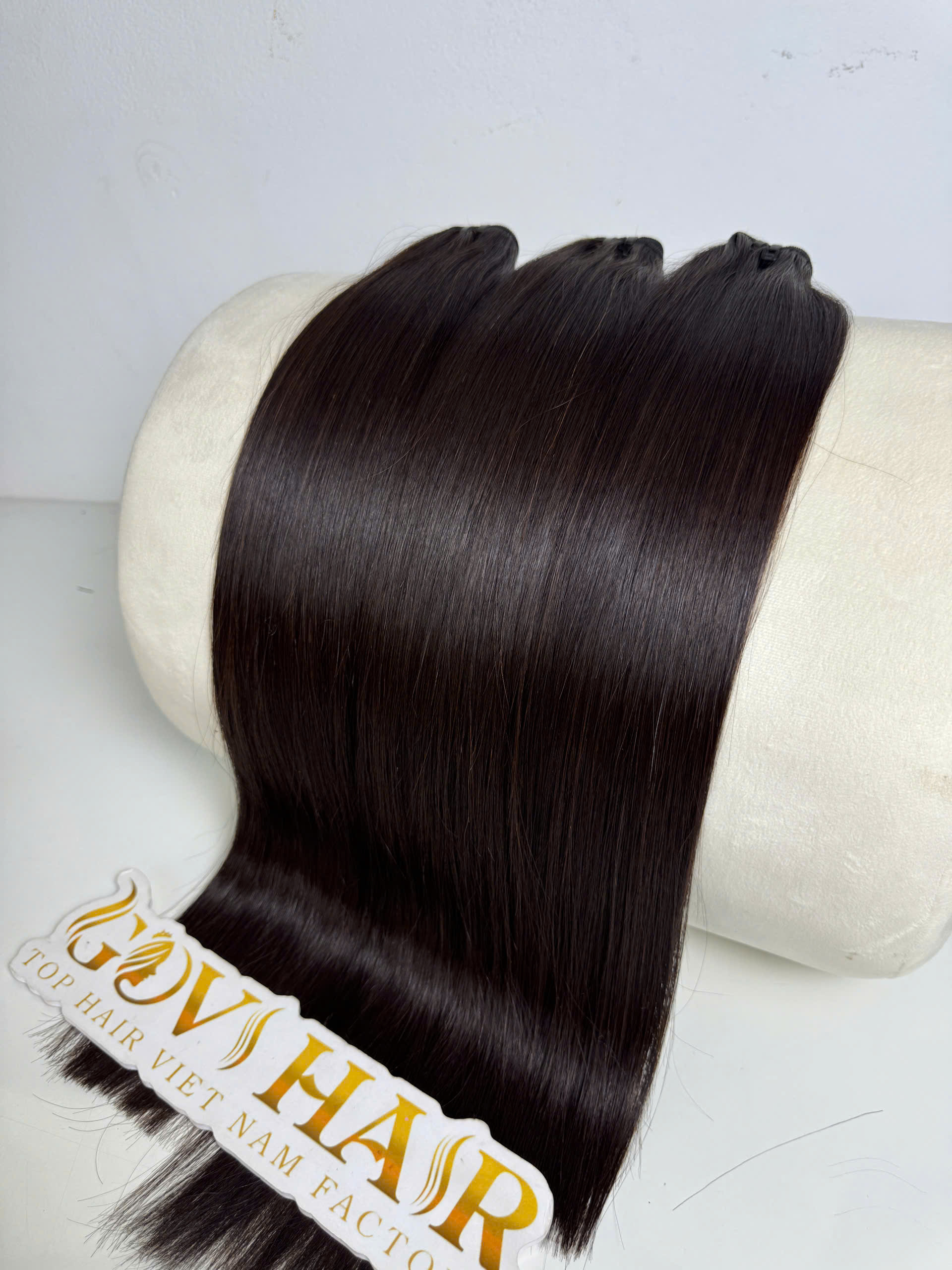 22 Inch Premium Raw Vietnamese Human Hair Bundles Wholesale for Salons 3 Premium Raw Vietnamese Human Hair Bundles