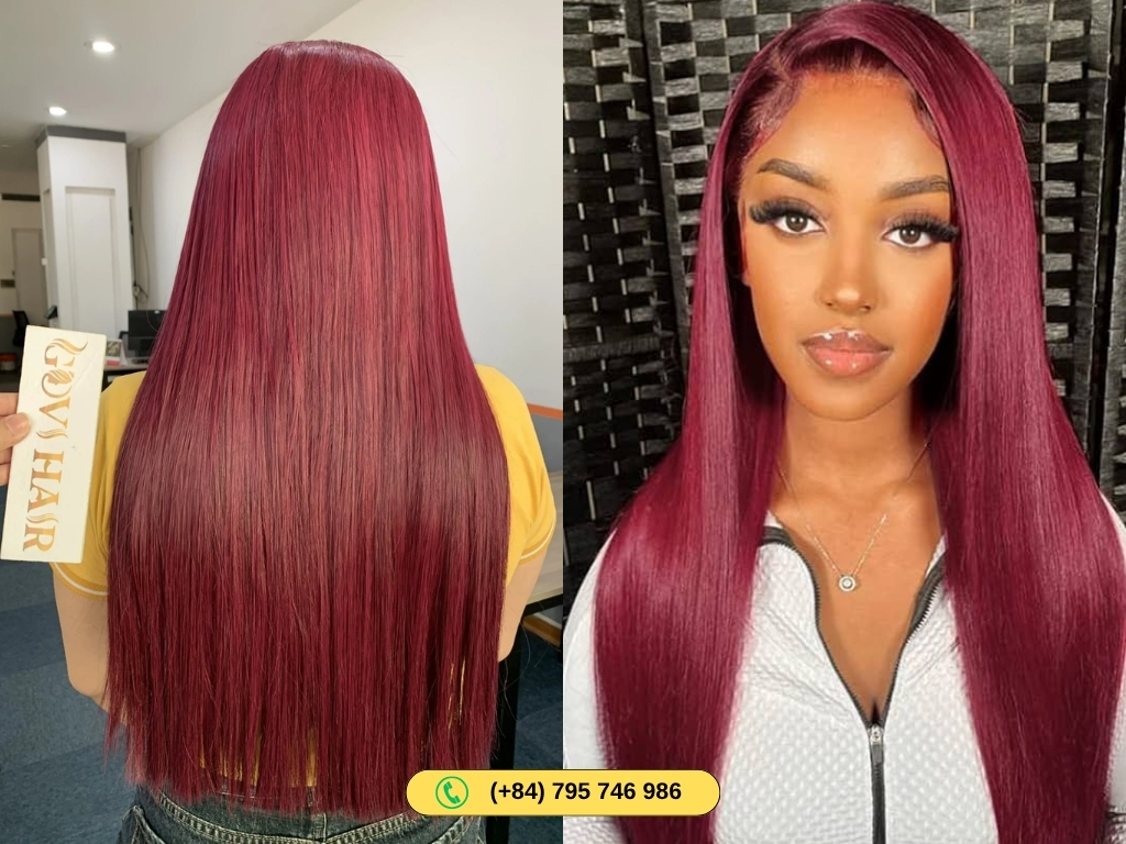 24 inches lace frontal wig 13×4 bone straight