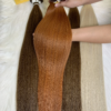 28 Inch Straight Bronze Color Nano Ring Hair Extensions 100% Human Hair 5 28 Inch Nano Ring Hair Extensions Bronze Color