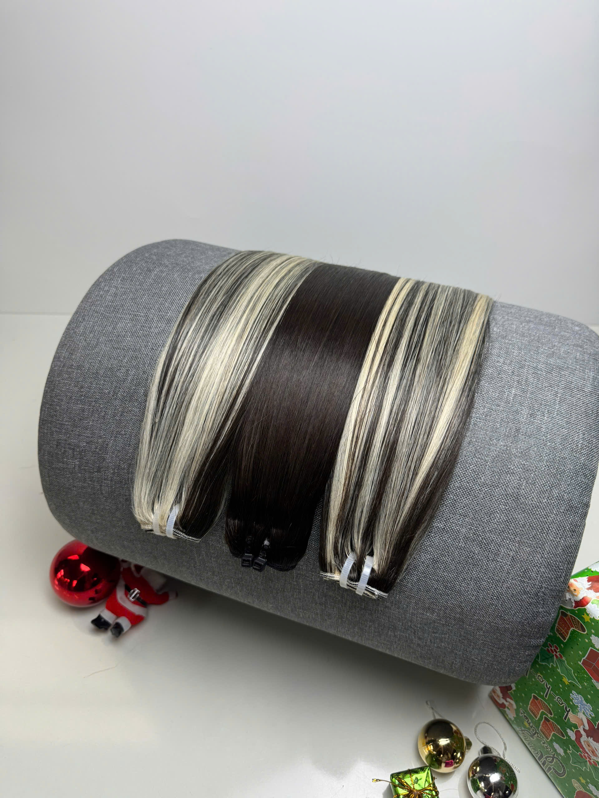 Bone Straight Machine Weft Hair Extensions Mix Piano Color 5 Bone Straight Machine Weft Hair Extensions Mix Piano Color - Image 5