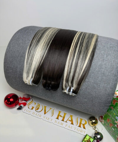 Bone Straight Machine Weft Hair Extensions 24 Inch Mix Piano Color 5 bone straight machine weft hair extensions mix piano color