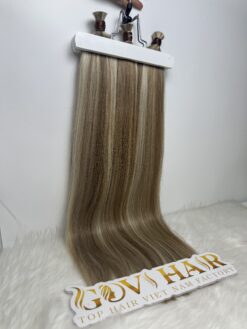 Bulk Human Hair for Braiding Mix Piano #8/24
