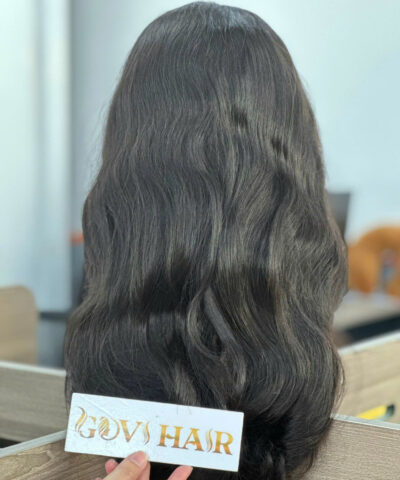 Closure Wigs HD Lace 4x4 Body Wave Natural Black Color 18 Inches Premium Quality Vietnam Hair Wigs