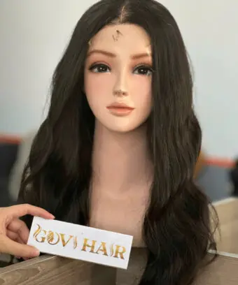 18 Inches Human Hair Closure Wigs HD Lace 4x4