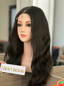Closure Wigs HD Lace 4x4 Body Wave Natural Black Color 18 Inches Premium Vietnam Hair Wigs