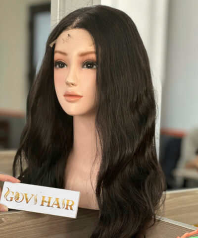 Closure Wigs HD Lace 4x4 Body Wave Natural Black Color 18 Inches Premium Vietnam Hair Wigs