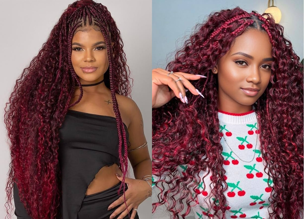 18 Inch Straight Bulk Human Hair for Braiding Dark Red Color 11 Dark Red Braiding Hair Adds Depth and Elegance to Your style