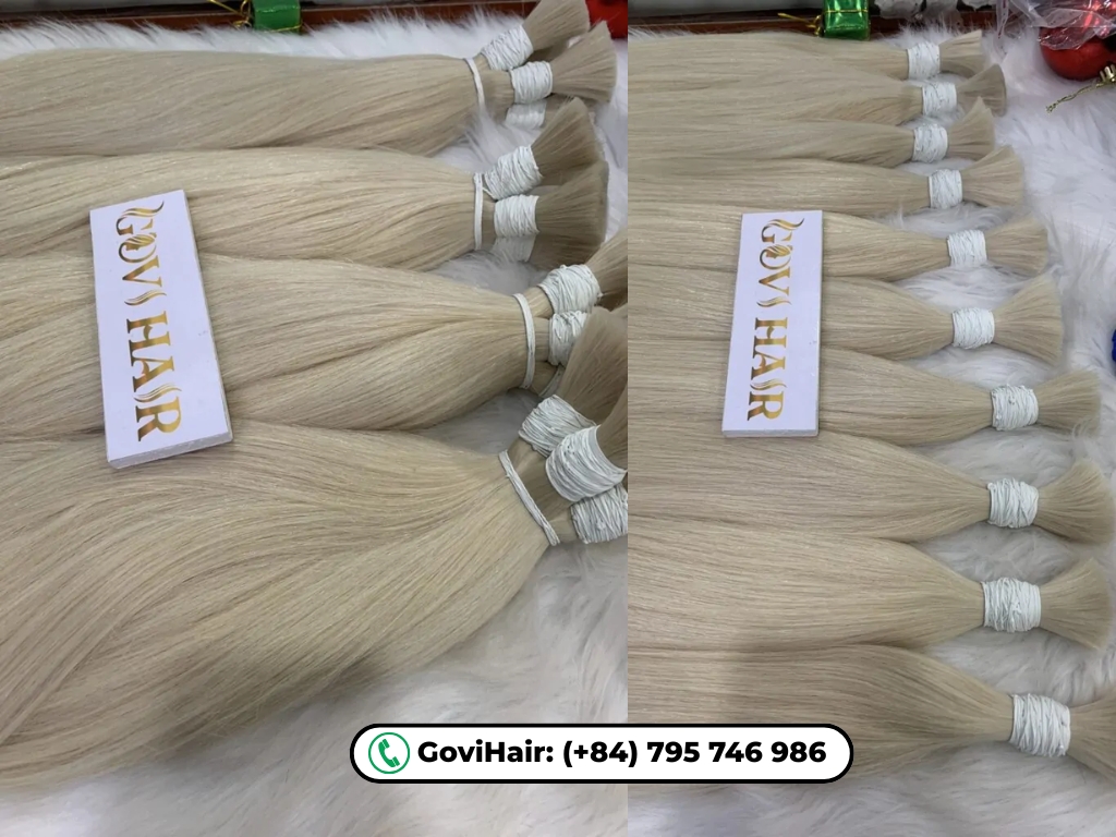 100% Raw Human Hair Bundles #60 Color For Salon Owner 12 Each #60 bundle is created from 100% raw cuticle-aligned hair.
