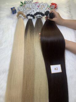 Flat Tip Hair Extensions Bone Straight 32 Inches 2 Color Premium Vietnamese Hair 9 Flat Tip Hair Extensions Bone Straight 24 Inches 2 Color Premium Quality Vietnamese Hair