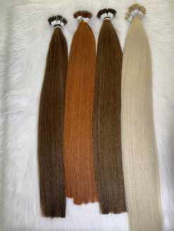 28 Inch Nano Ring Hair Extensions #5 Color 5 Premium Hair Extensions Made From 100% Vietnamese Hair
