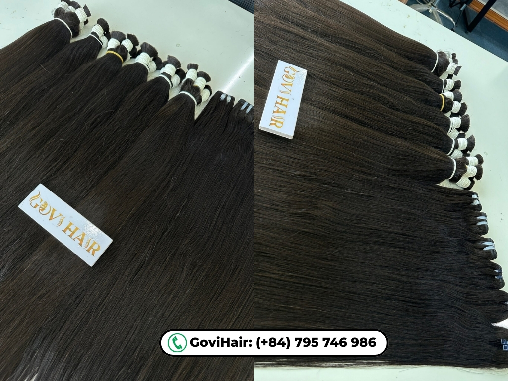 Govihair supplies premium human raw Vietnamese hair bundles.