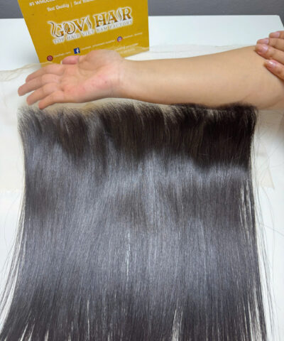 HD Lace Frontal 13x6 Bone Straight Natural Color