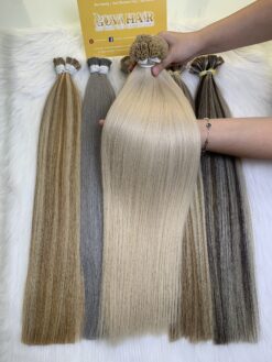 I Tip Hair Extensions Blonde Color Made From 100 High Quality Vietnamese Hair 6 I Tip Hair Extensions Blonde Color High Quality Vietnam Hair