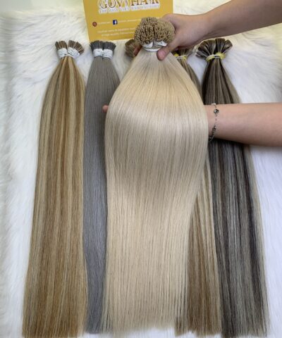 I Tip Hair Extensions Blonde Color High Quality Vietnam Hair