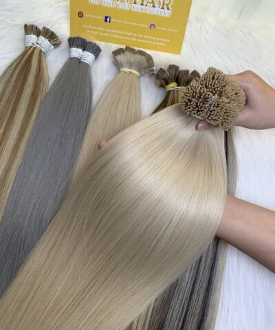 I Tip Hair Extensions Blonde Color High Quality Vietnam Hair Wholesale Price