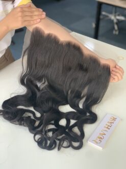 Lace Frontal 13x6 Natural Color Wavy Premium Vietnamese Hair