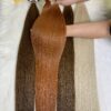 28 Inch Nano Ring Hair Extensions Bronze Color 8 Nanoring Hair Extensions Bronze Color 26 Inches