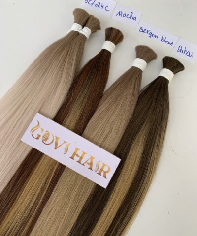 Natural Straight Bulk Hair Human Hair High Quality Raw Vietnamese Hair