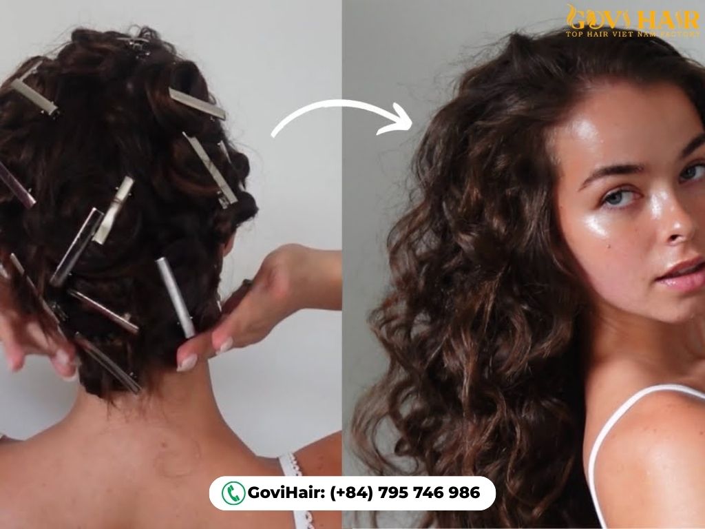 Pin-curl technique for long-lasting curls
