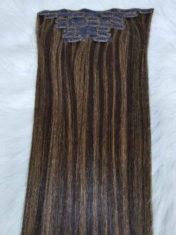 Seamless Clip In Hair Extensions Mix Piano Color