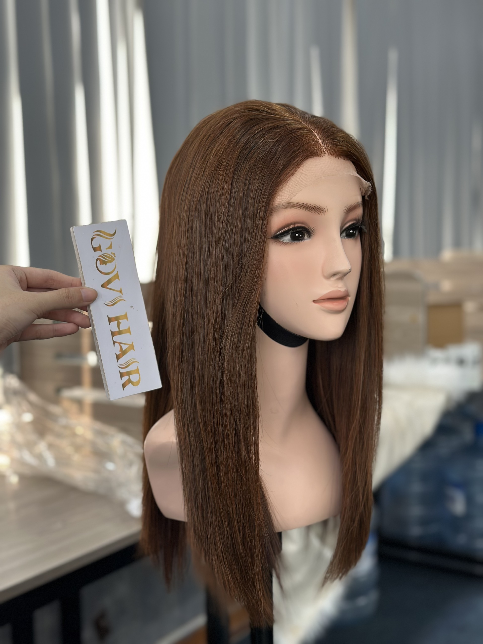 10 Inches Human Hair Bob Wigs Chestnut Brown Color 4x4 3 Short Human Hair Wigs Closure Lace 4x4 Bone Straight 6 Inches Chestnut Color Premium Vietnamese Hair