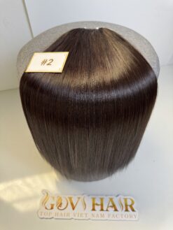 #2 Dark Brown Feather Weft Hair Extensions