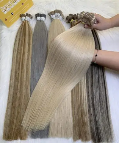 Tape In Extensions Blonde Color High Quality Vietnamese Hair