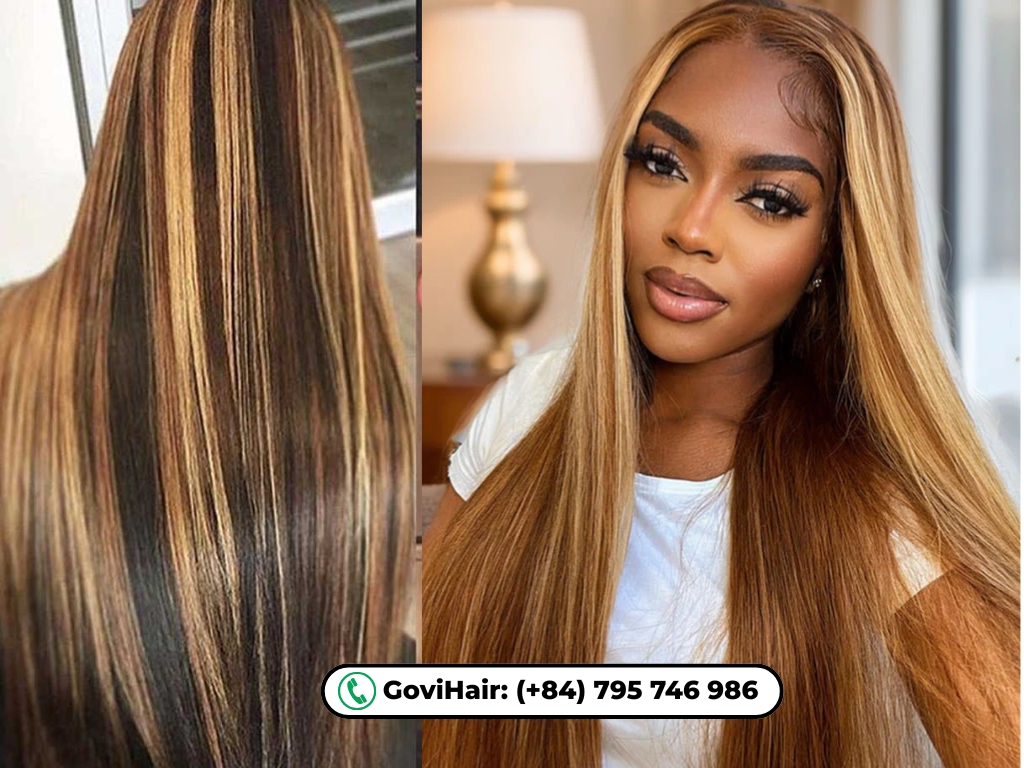 The 2x6 design gives you freedom to part your hair naturally.