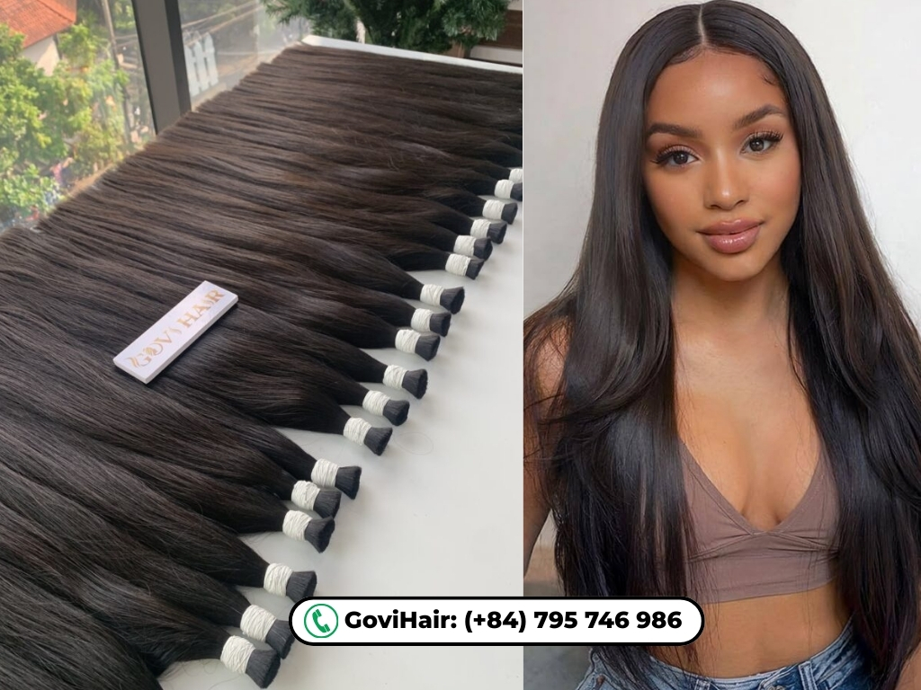 The unprocessed hair moves just like your own.