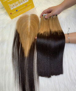 Weft Hair Extensions Bundles Ombre Color Wholesale Price
