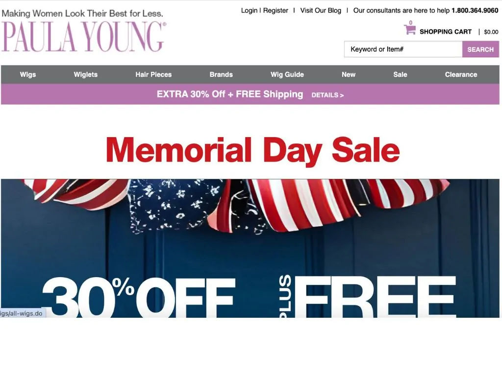 Paula Young wholesale wigs suppliers