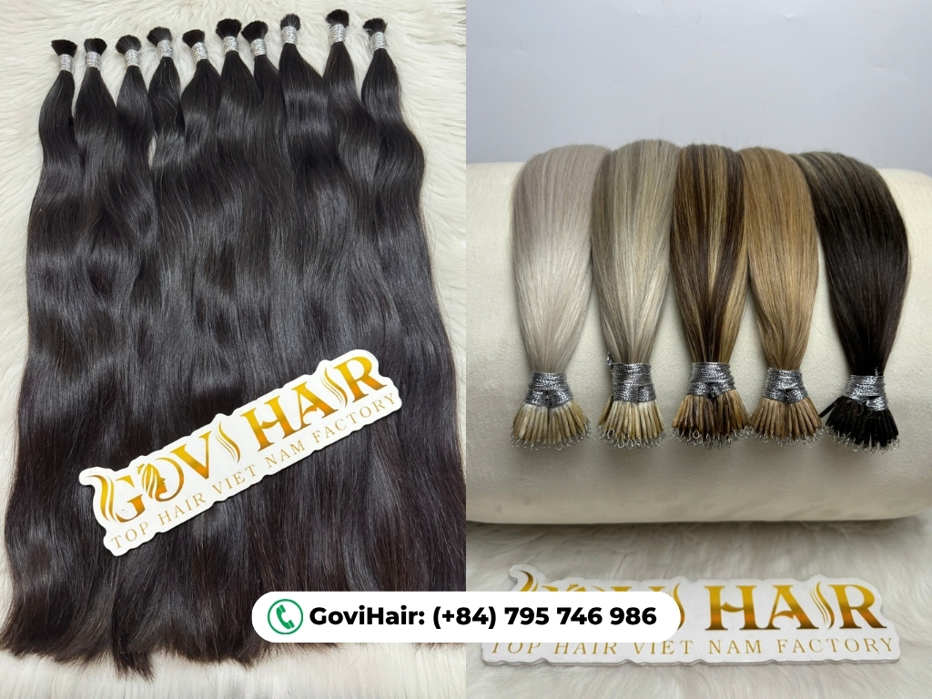 Raw vietnamese hair best for bleaching to 613 color
