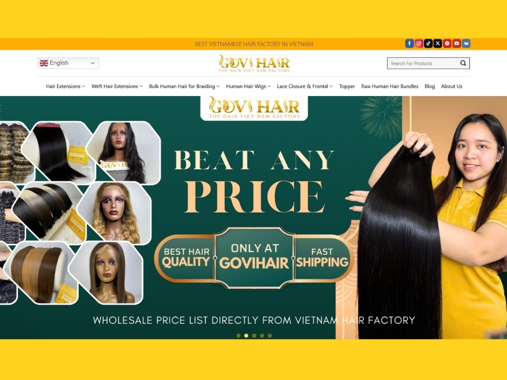 Search via Google and check website vietnamese hair vendors