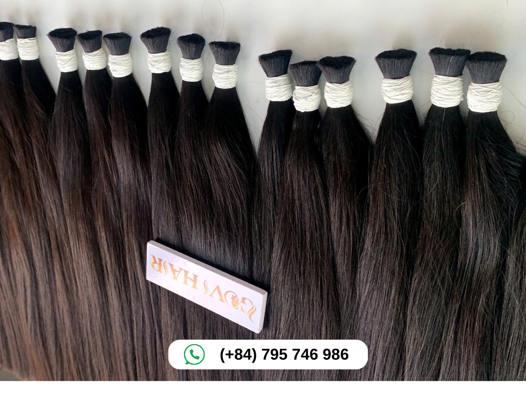bulk hair raw extensions straight
