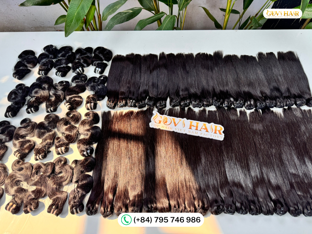 How to Choose Vietnamese Wavy Hair: Top 6 Trends Compared (2026) 6 Vietnamese wavy hair bundles in stock at Govihair, ready for wholesale shipping