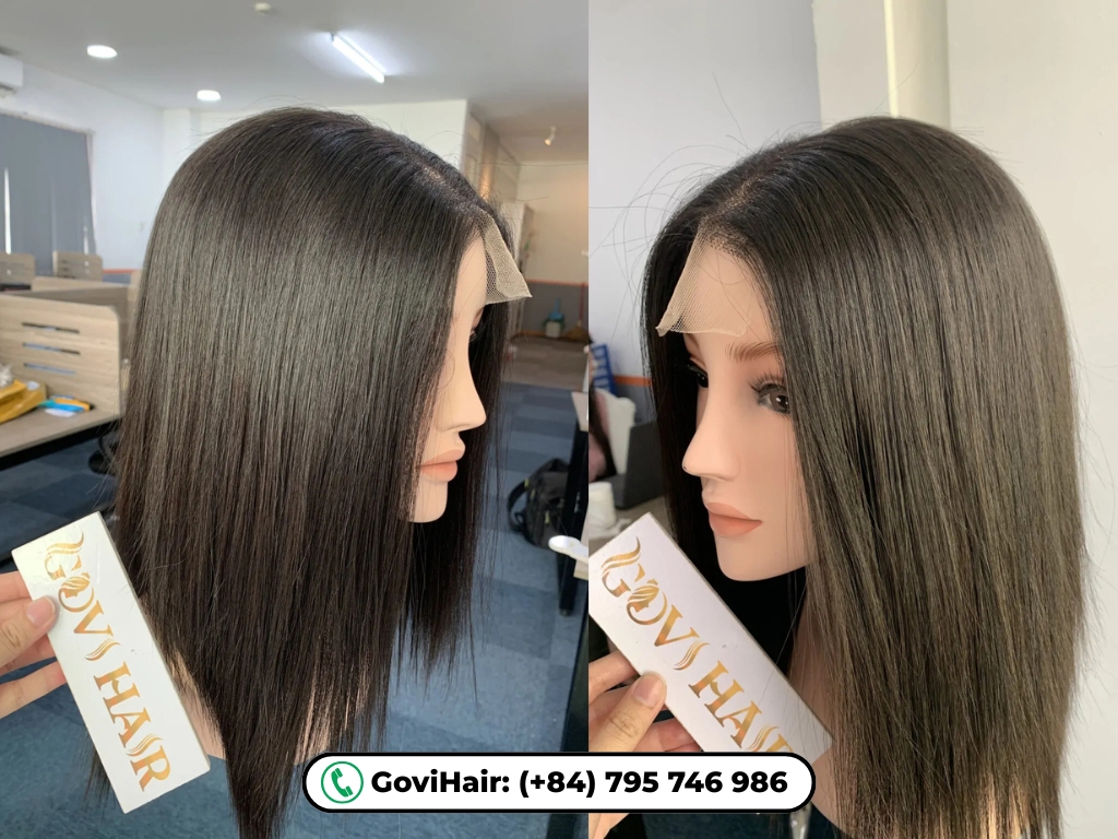 Human Hair Bob Wigs Natural Black