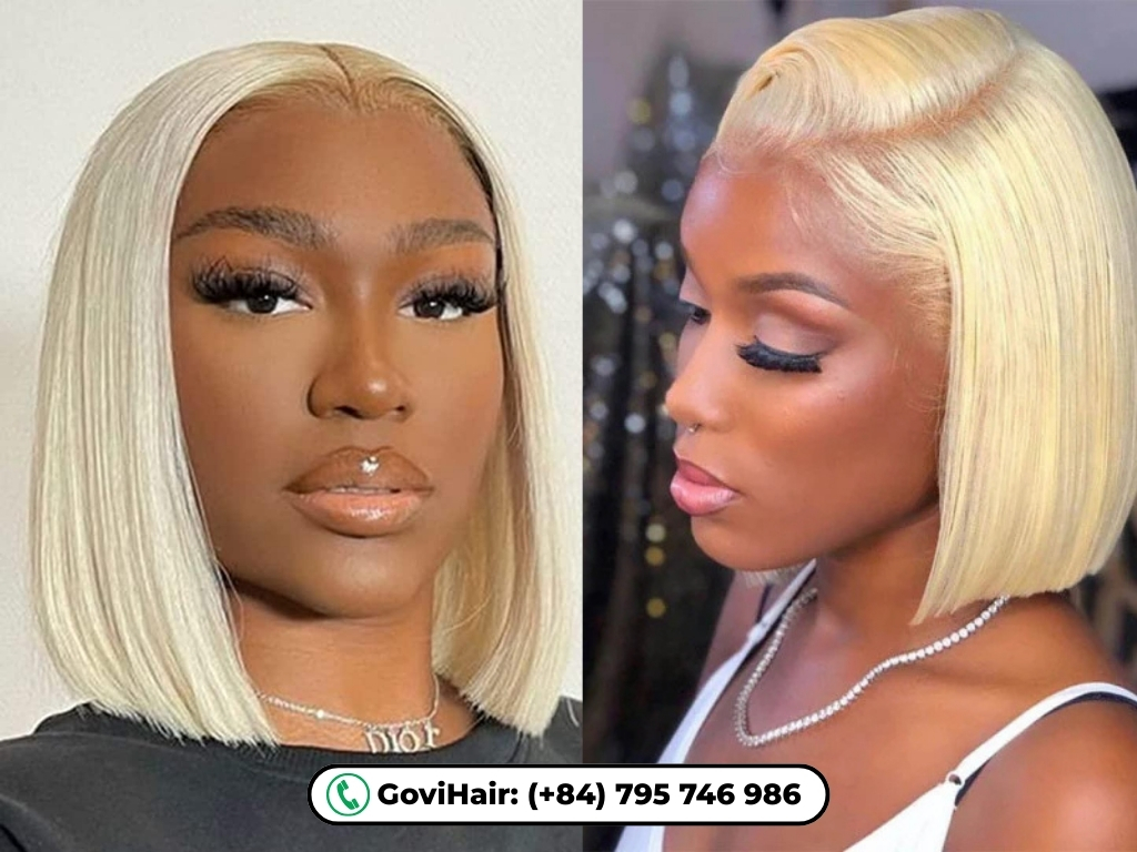 13x4 HD Lace Front Human Hair Bob Wigs 180% Density 8 The 13x4 HD Lace Front Human Hair Wig 180% Density is perfect for anyone who values a natural look