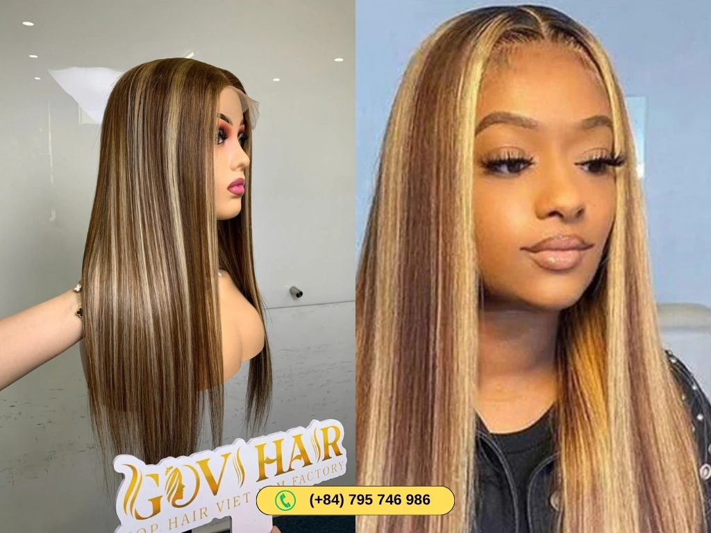 Highlight 2×6 HD Lace Closure 100% Human Hair Wig