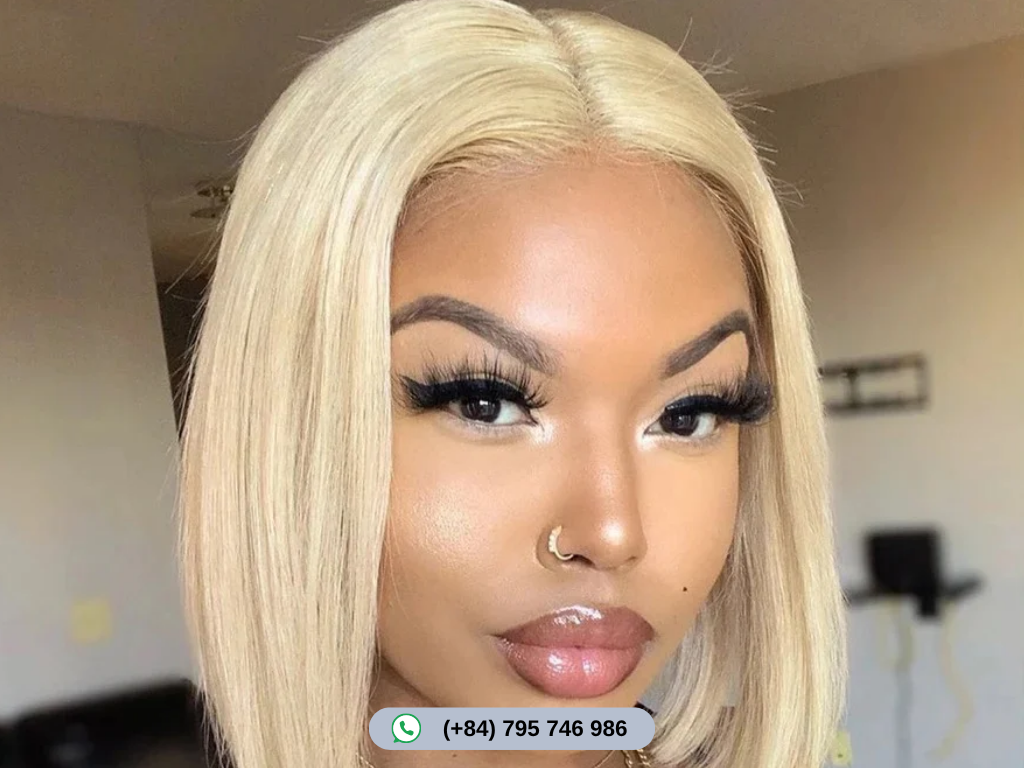 Embrace the icy blonde vibes with the ever-popular 613 hair color