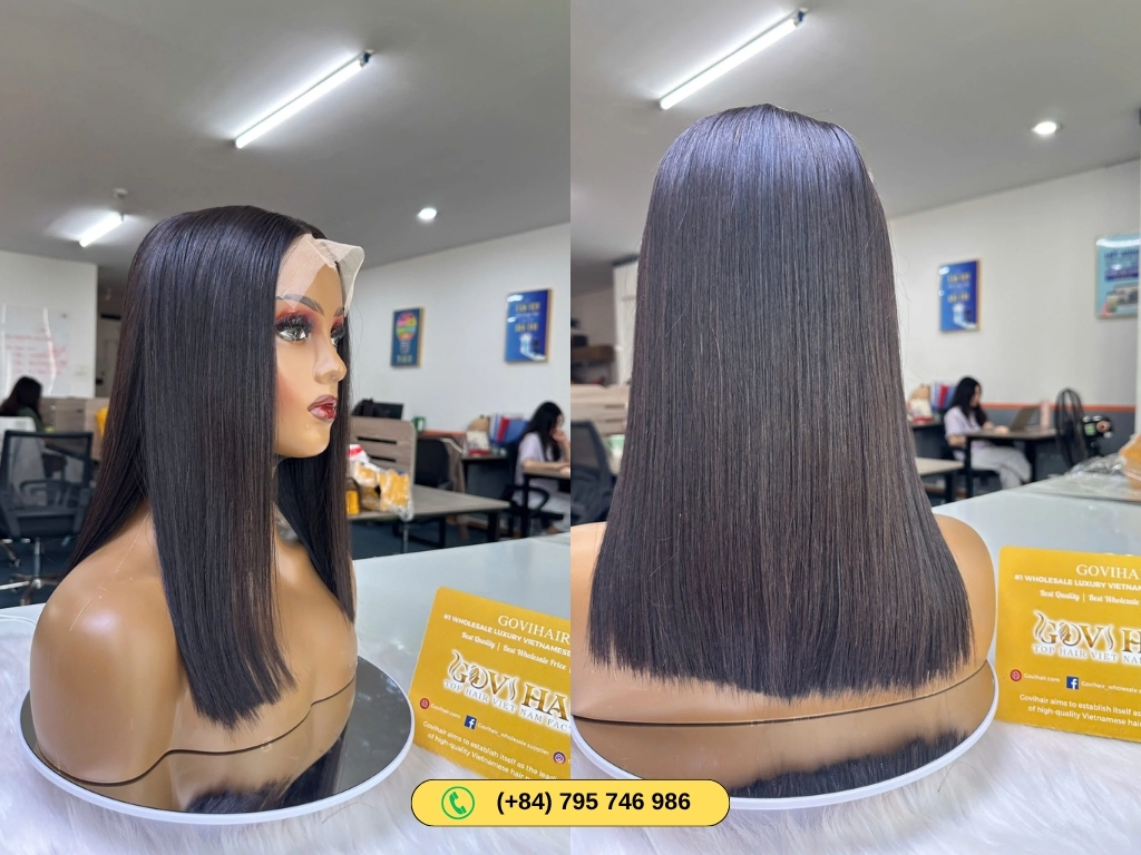 The 5×5 Human Hair Closure Wigs Natural Color is very popular From Govihair