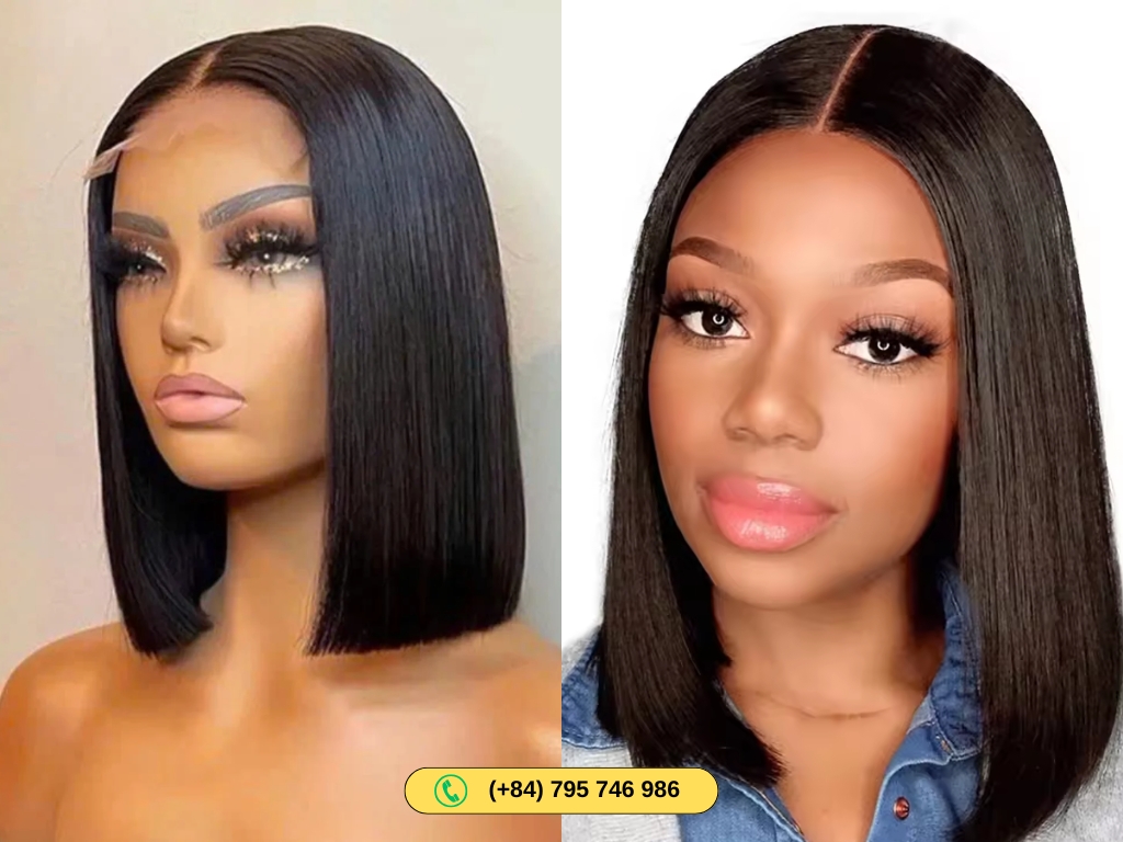 Bone Straight Human Hair Bob Wigs 100% Human Hair 8 Bone straight human hair bob wigs 100% human hair