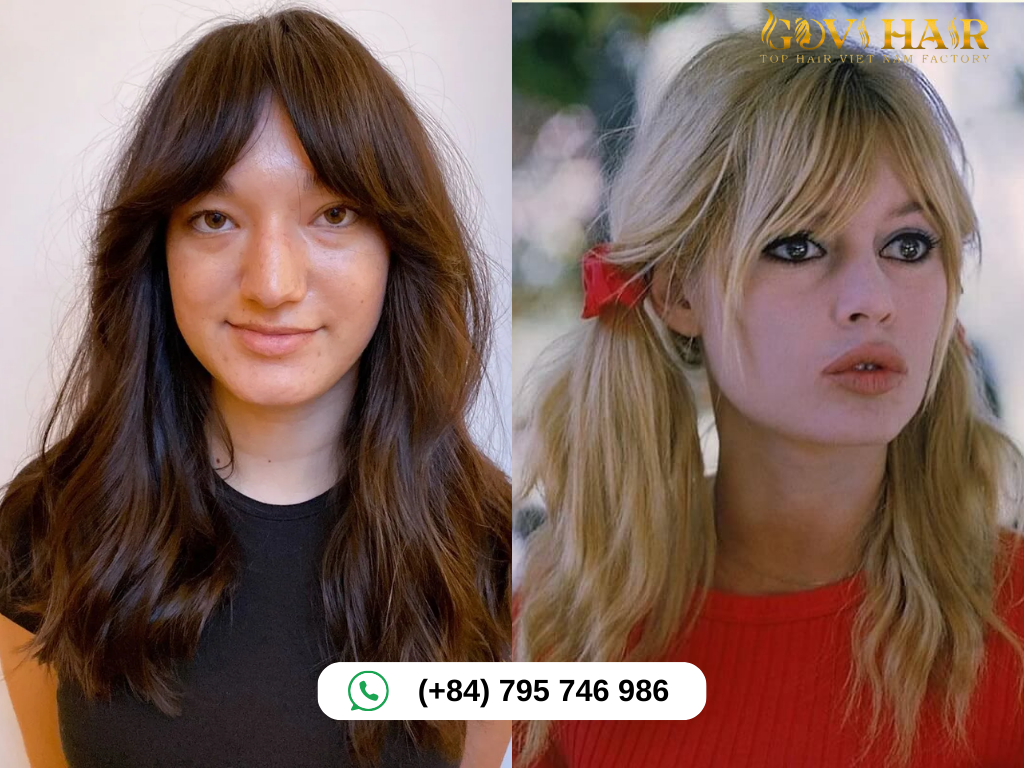 Bardot Bangs for Square Faces