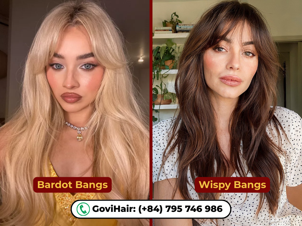 Best Bangs for Diamond Shape Face Female part 2