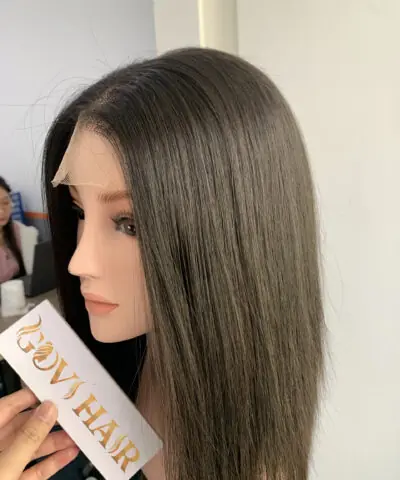 Straight Human Hair Bob Wig 13x4 HD Lace Front 12 Inch Natural Black 5 Natural Black Bob Wigs Human Hair Straight
