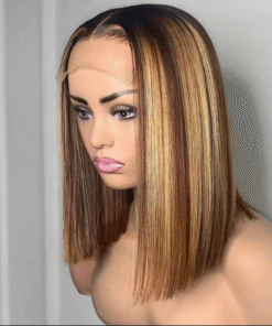 Bob Wigs For Black Women Bone Straight 100% Human Hair 7 Bob Wigs For Black Women