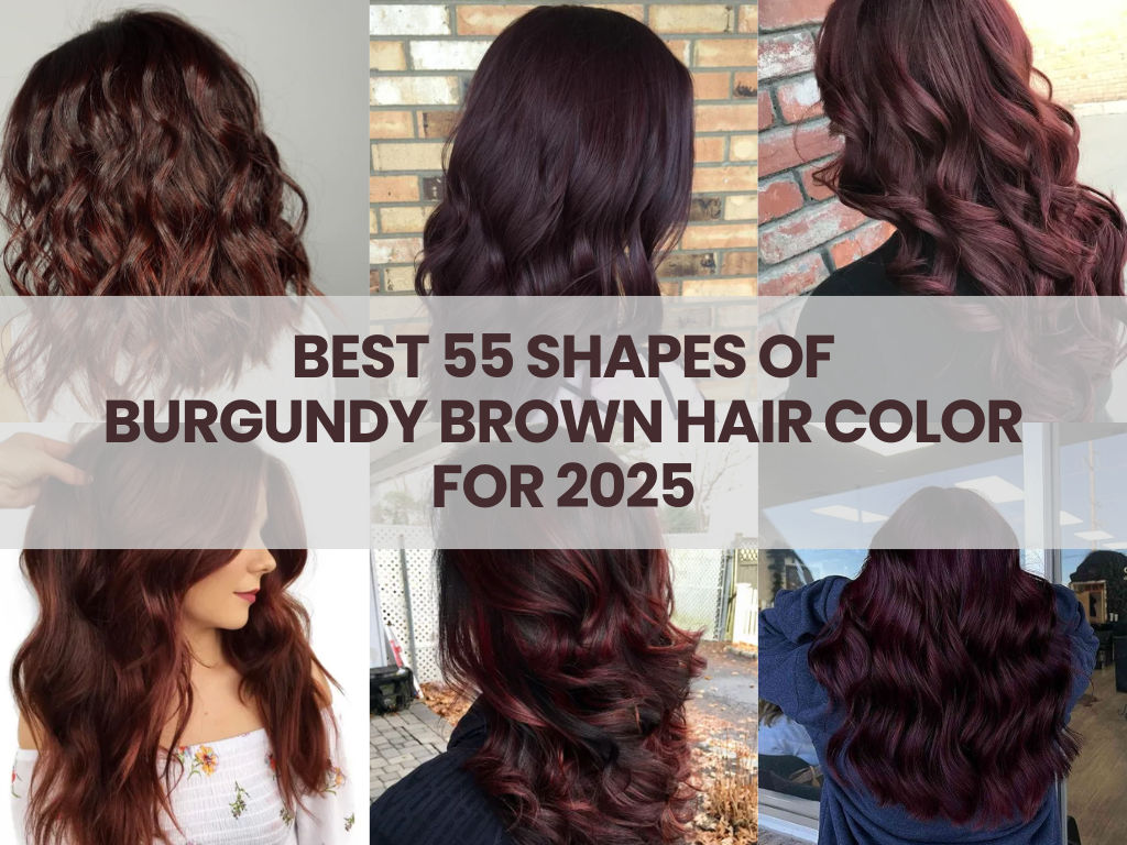 burgundy brown hair color