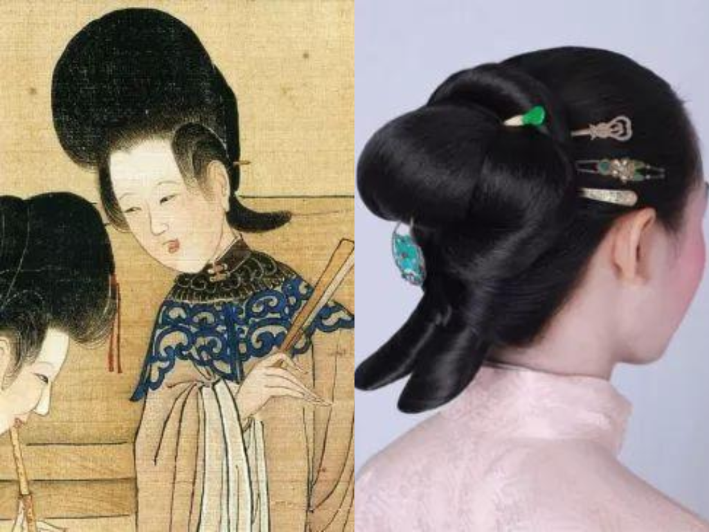 Top 32+ Chinese Hairstyles: Elegant History, Stylish Future 5 Qing Dynasty Two-Part Updo